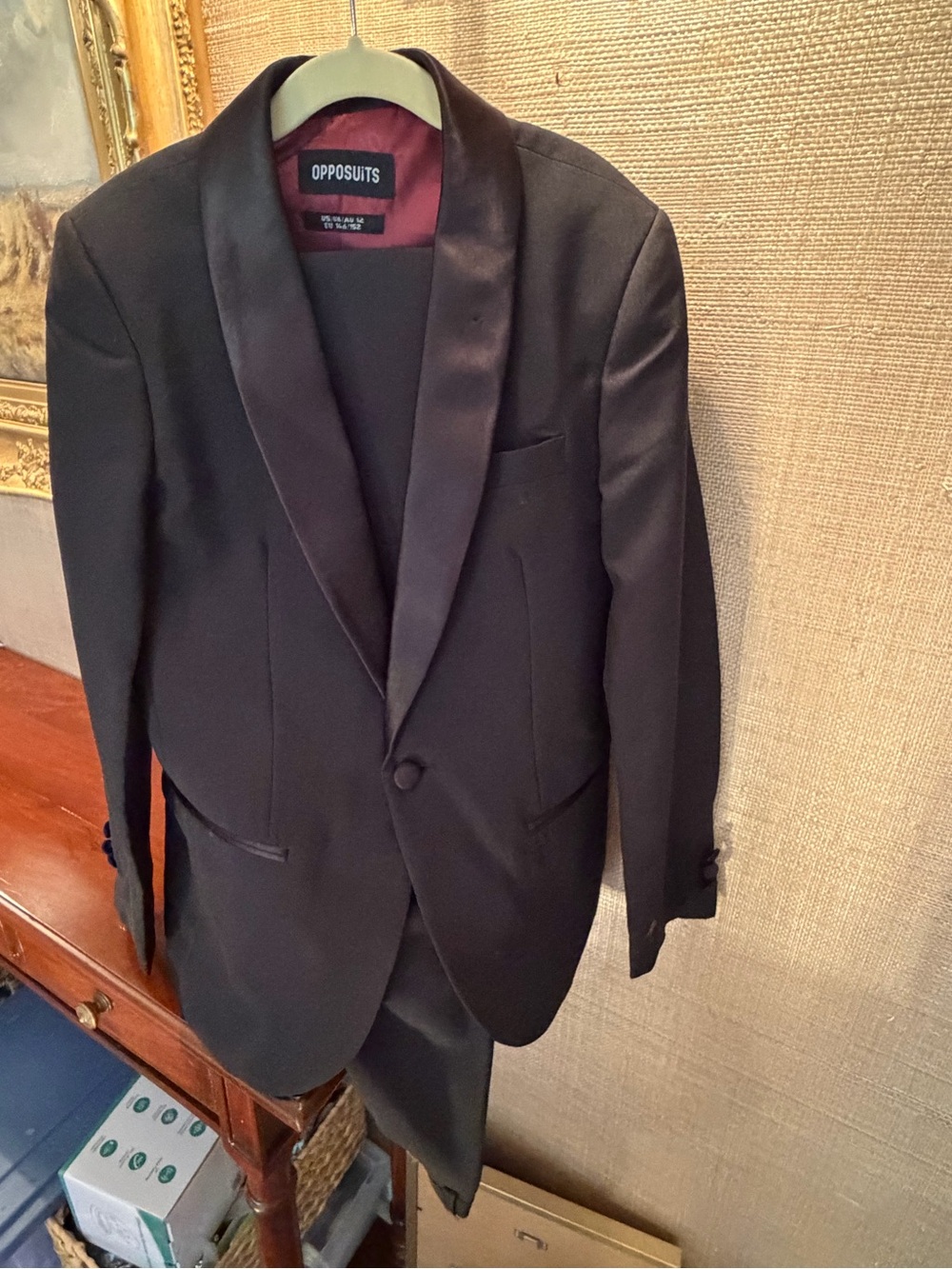 Boy’s Black Tuxedo – Classic Shawl Lapel - size 12